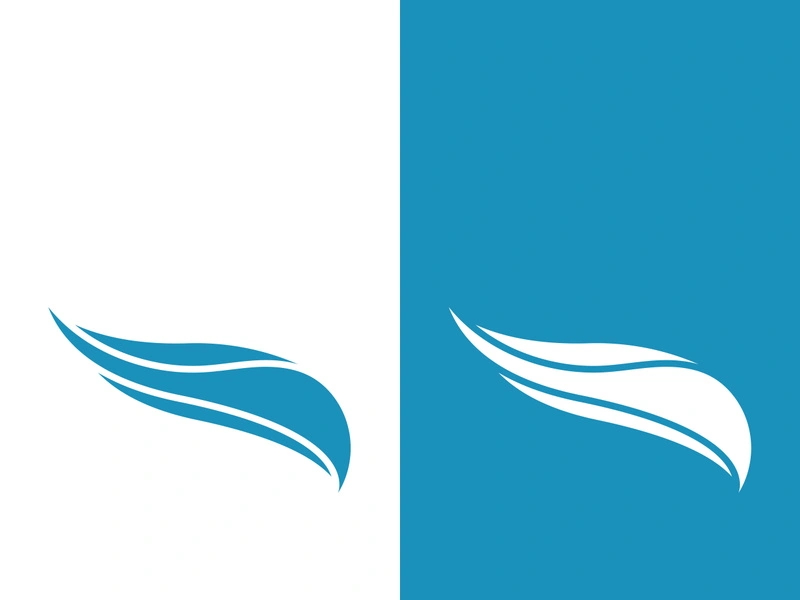 Wave beach vector illustration design logo