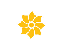 Flower icon design illustration