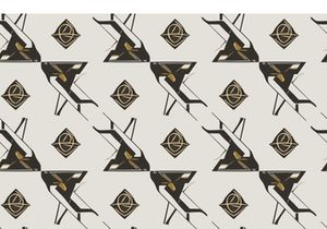 Pattern Art Deco gold