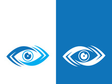 Eye logo icon design template illustration