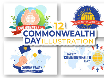 12 Commonwealth of Nations Day Illustration preview picture