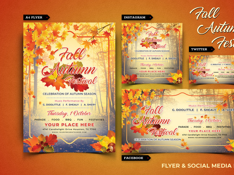 Mid Autumn Festival Flyer & Social Media Pack-01