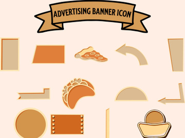 advertising banner icon preview picture