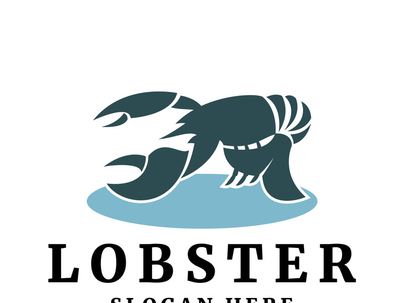 Vintage lobster logo