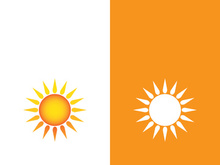 Sun vector illustration icon logo template design