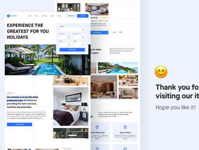 Dormir - Luxury Hotel Booking Landing Page