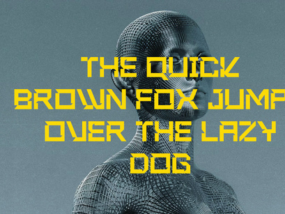 Techno Codex - Modern Futuristic Display Font