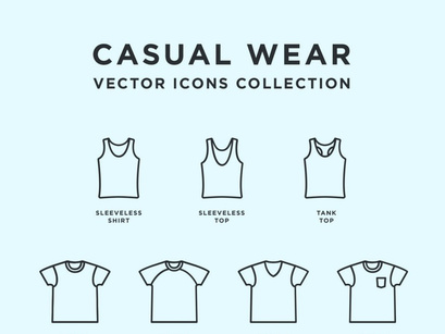Casual Wear – Free Vector Icons