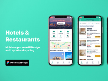 Hotels & Restaurants Booking App preview picture