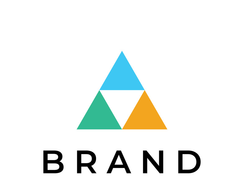 Abstract creative logo element is universal, can be used for business, brand, company, business card, property or building.