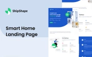 ShipShape - Smart Home Landing Page