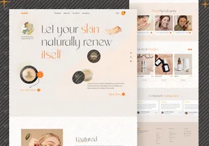 Beauty Product Landing page