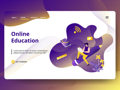 Education Online Vol 2 sets Illustration