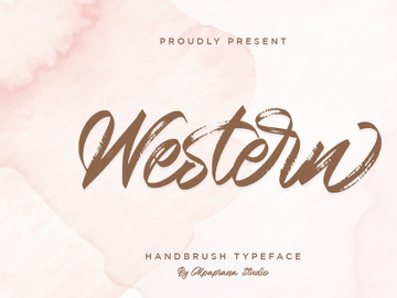 Western - Handbrush Script Font preview picture