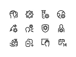 140 Free Covid icons preview picture