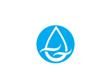 Water drop Logo Template vector