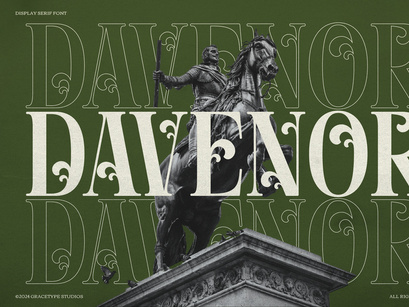 Davenor | Display Serif Font