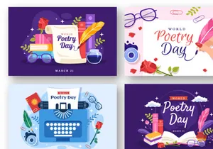 15 World Poetry Day Illustration