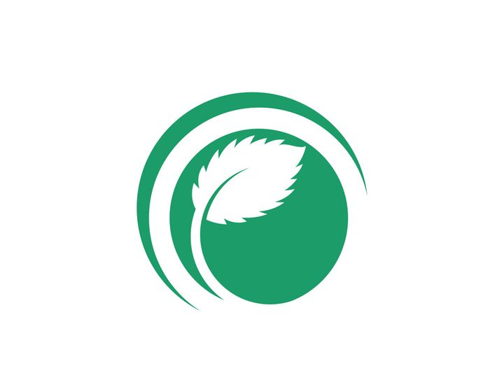 Mint Leaf icon template illustration
