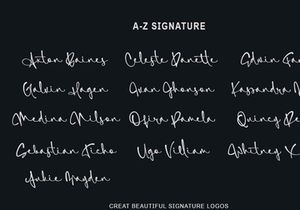 Simfony Sign | Signature font