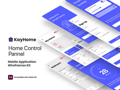 KayHome Mobile Application – Wire frame UI Kit