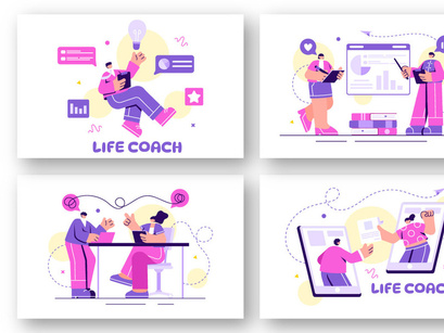 18 Life Coach Illustration