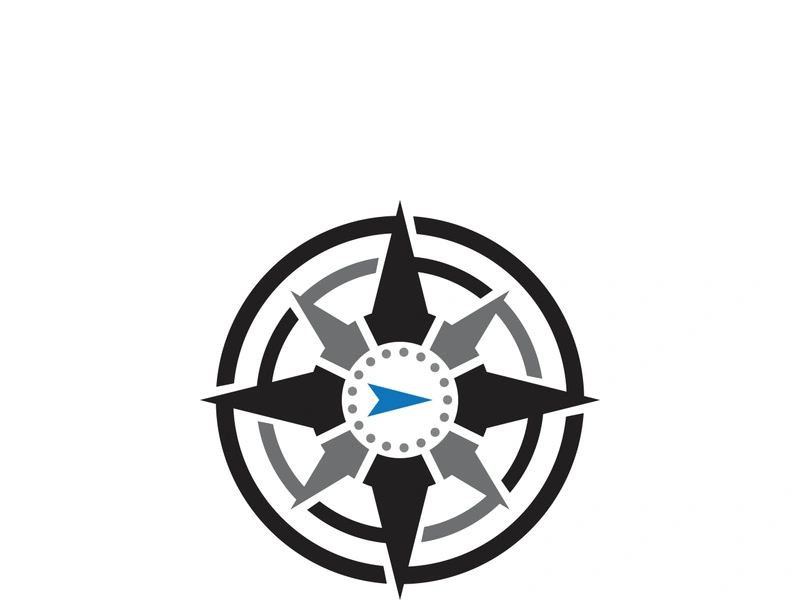 Compass logo template vector icon illustration design