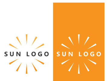 Sun logo design with a modern concept. preview picture