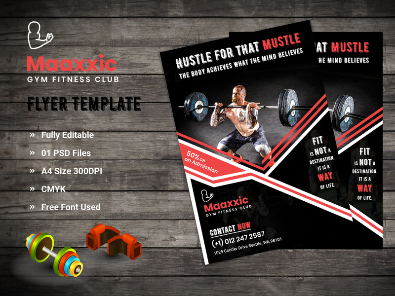 Fitness Gym Workout Flyer