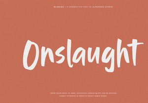 Blinking - Handwritten Font