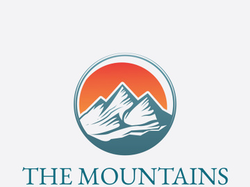 Mountain logo preview picture