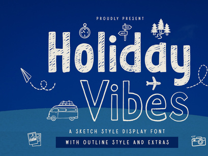 Holiday Vibes - Display Font