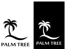 Unique and modern arabian palm tree logo design.