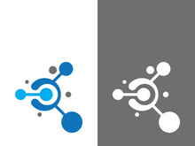 Molecule symbol logo template vector illustration design