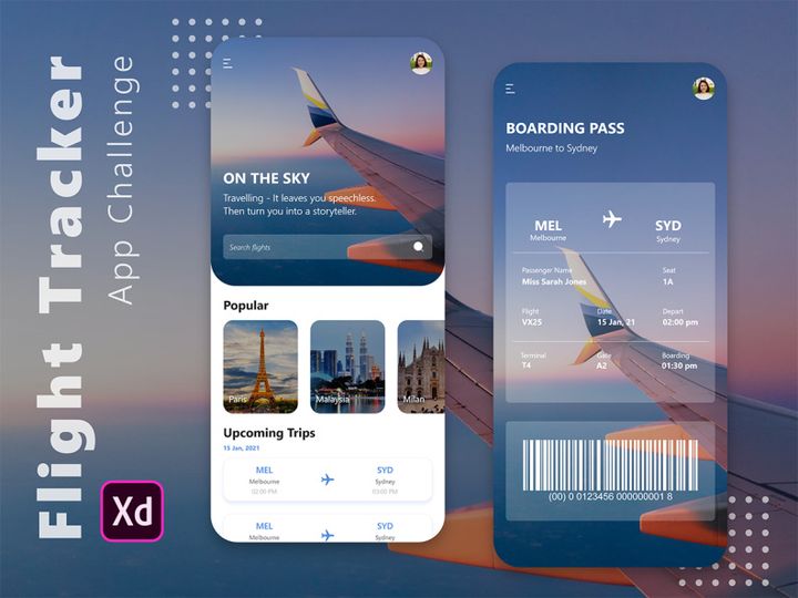 Flight Tracking App Design Exploration