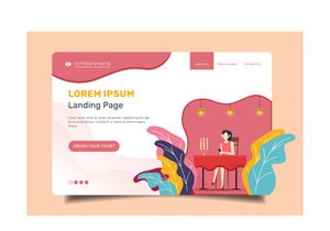 [Vol. 02] Website Illustration set - Landing Page