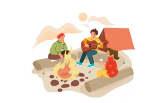 Outdoor Activities Illustrations