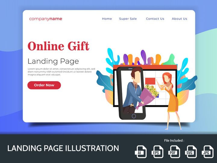 Landing Page Illustration 40