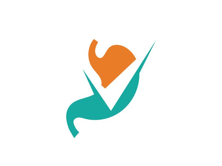 Stomach care icon designs concept illustration