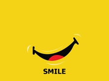 Smile logo and symbol vector image
