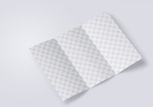 A4 Trifold Brochure Mockup 01