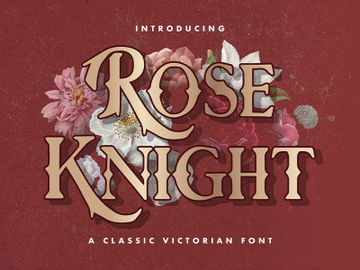 Rose Knight - Victorian Decorative Font preview picture