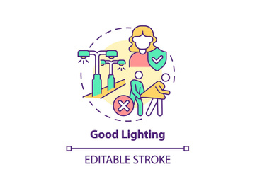 Good lighting concept icon preview picture