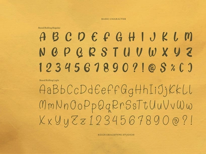 Stand Rolling | Hand Drawn Light Style