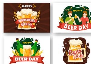 17 International Beer Day Illustration