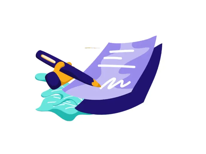 Payment Promissory Note Animation for transaction