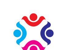 Community logo business template and icon people vector