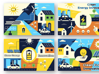 10 Clean Energy Innovation Illustration