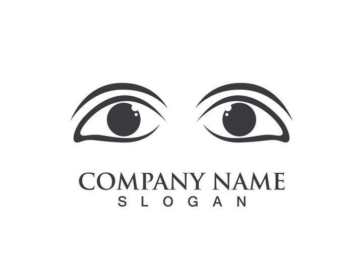 Eye Care vector logo design