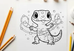 Cute frog with tennis rackets vector illustration flat design